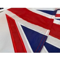 Homissor British Flag 12X18 Union Jack England Boat Flags Embroidered Sewn Stripes United Kingdom 1X15 Uk Flag Heavy Duty Outdo