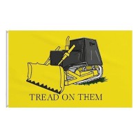 Flagburg Tread On Them Killdozer Flag 3X5Ft Flag Banner For Indoor Bedroom Dorm Man Cave Banner For Outside Outdoor Indoor Outdoor Decoration