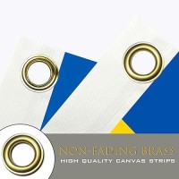 Tnpun Swedish Flag 3X5 Double Sided Sweden Flags For Outdoor Vivid Color Heavy Duty Polyester With 2 Brass Grommets 4 Rows Of St