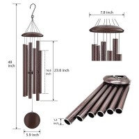 Large Wind Chimes 48 For Outside Deep Tone Sympathy Memorial Wind Chimes For Loss Of Loved One Deep Tone Wind Chimes Outdoor