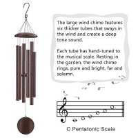 Large Wind Chimes 48 For Outside Deep Tone Sympathy Memorial Wind Chimes For Loss Of Loved One Deep Tone Wind Chimes Outdoor