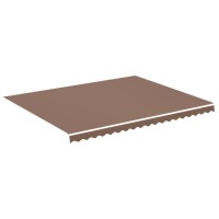 vidaXL Replacement Fabric for Awning Brown 148x115