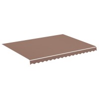 vidaXL Replacement Fabric for Awning Brown 131x98