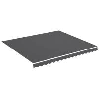 vidaXL Replacement Fabric for Awning Anthracite 131x115