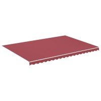 vidaXL Replacement Fabric for Awning Burgundy Red 131x115