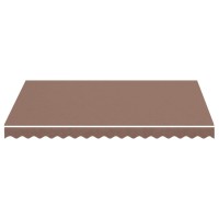 vidaXL Replacement Fabric for Awning Brown 98x82