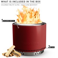 Solo Stove Bonfire 20 Wstand Smokeless Fire Pit Wood Burning Fireplace W Removable Ash Pan Portable Outdoor Firepit For Ca