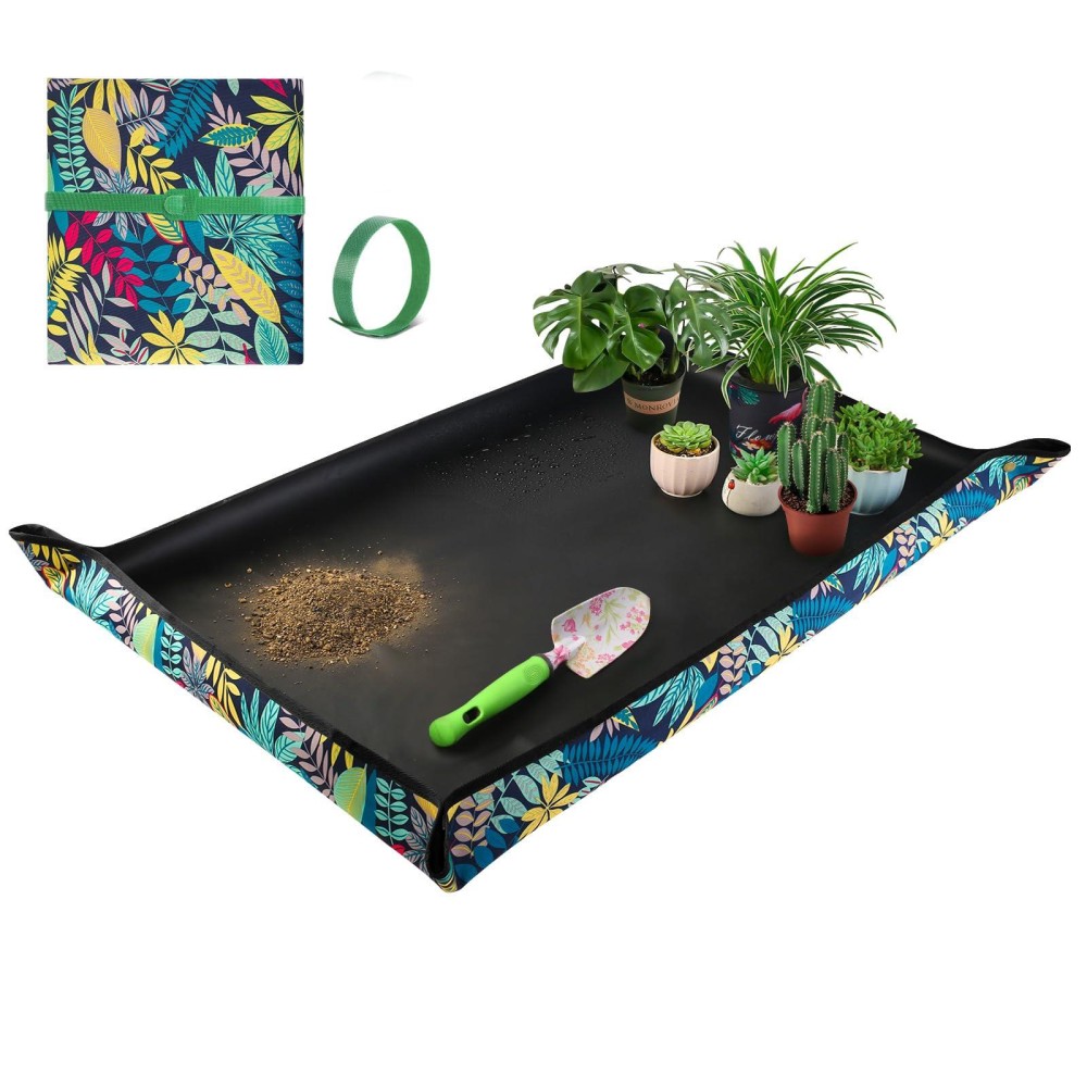 Extra Large Repotting Mat For Indoor Plant Transplanting And Mess Control 435X 295 Thick Waterproof Potting Mat Succulent