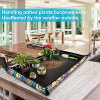 Extra Large Repotting Mat For Indoor Plant Transplanting And Mess Control 435X 295 Thick Waterproof Potting Mat Succulent