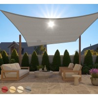 Gorilla Grip Heavy Duty Sun Shade Uv Protection Fade Tear And Rust Resistant Rectangle Sunshade Canopy Curved Edges Blocks Sun