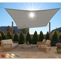 Gorilla Grip Heavy Duty Sun Shade Uv Protection Fade Tear And Rust Resistant Rectangle Sunshade Canopy Curved Edges Blocks Sun