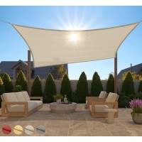 Gorilla Grip Heavy Duty Sun Shade Uv Protection Fade Tear And Rust Resistant Rectangle Sunshade Canopy Curved Edges Blocks Sun