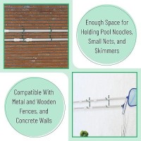 Unco Pool Pole Hanger 2 Pack Pool Hooks For Poles Pool Equipment Hooks Pool Pole Hooks Hooks For Pool Supplies Pool Hooks