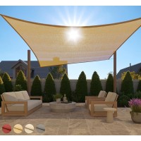 Gorilla Grip Heavy Duty Sun Shade Uv Protection Fade Tear And Rust Resistant Rectangle Sunshade Canopy Curved Edges Blocks Sun