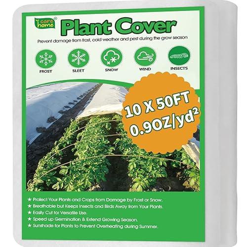 Plant Covers Freeze Frost Protection  50 Ft X 10 Ft Frost Cloth Plant Freeze Protection Cover  Frost Blankets For Outdoor Plants  Summer Overheat Prevention And Insects Barrier For Outdoor Plants