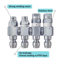 Jariko Jrod Pressure Washer Nozzle 56 Gpm High Pressure Hose Nozzle 14 Quick Connect For Soft Wash System J Rod Pres