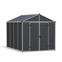 Palram Canopia Rubicon 8 X 10 Shed Gray