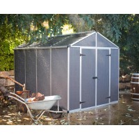 Palram Canopia Rubicon 8 X 10 Shed Gray