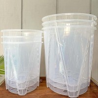 Karenplantsplants 7 9 Clear Tall Slotted Air Vent Pots Variety Pack 3 Each Size