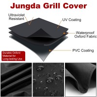 Jungda Grill Cover For Royal Gourmet Gd401 4Burner Gas Grill Griddle Combo Outdoor Flat Top Griddle Cover For Royal Gourmet Gd4