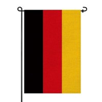 Prettyjessie Germany Flag German Garden Flags 12X18 Doublesided Small Burlap Yard Flag Decorations For Outdoorsgermany