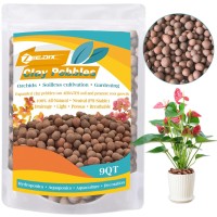 Zeedix 9Qt Expanded Clay Pebbles For Plants 4Mm16Mm Clay Aggregate Grow Media Natural Organic Clay Pebbles For Hydroponic Ga