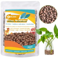 Zeedix 3Qt Expanded Clay Pebbles For Plants 4Mm16Mm Clay Aggregate Grow Media Natural Organic Clay Pebbles For Hydroponic Ga