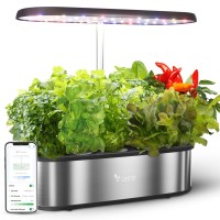 Letpot Lphse Hydroponics Growing System 12 Pods Smart Herb Garden Kit Indoor Indoor Garden App Wifi Controlled With 24W G