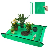 395 X 315 Large Repotting Mat For Indoor Plant Transplanting And Dirt Control Portable Potting Tray Plant Gifts For Plant