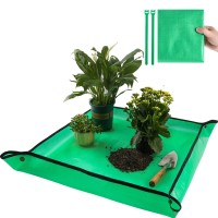 Onlysuki Repotting Mat For Indoor Plant Transplanting Control Mess 268X268 Waterproof Succulent Potting Mat Square Planti