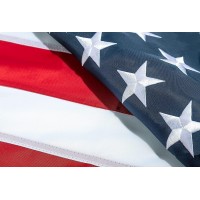 American Flag 5X8 Ft Outdoor Made In Usa Heavy Duty Embroidered Stars Sewn Stripes 210D Oxford Nylon Quadruple Stitched Fly