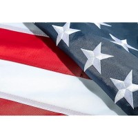 Linyup American Flag 25X4 Ft Outdoor Made In Usa Heavy Duty Embroidered Stars Sewn Stripes 210D Oxford Nylon Quadrupl