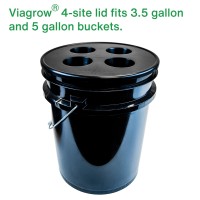 Viagrow Net Pot Mesh Bucket Lid 3 In Net Pots X 4 5 Pack 4Site