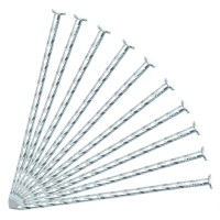 50100150 Pack 6 Solid Galvanized Nonrust Metal Garden Stakes Spiral Landscape Edging Anchors For Paver Edging Gardening H