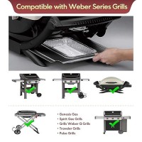 Tifmi 50 Pack Drip Pans Liners Compatible For Weber Q Series Spirit Gas Traveler Grill Genesis Ii Lx 200 300 Series Gas Gri