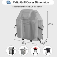 Outdoorlines Waterproof Heavy Duty Bbq Grill Cover Universal Barbecue Grill Covers Uv Resistant Barbeque Gas Grill Cover For O