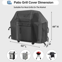 Outdoorlines Waterproof Heavy Duty Bbq Grill Cover Universal Barbecue Grill Covers Uv Resistant Barbeque Gas Grill Cover For O