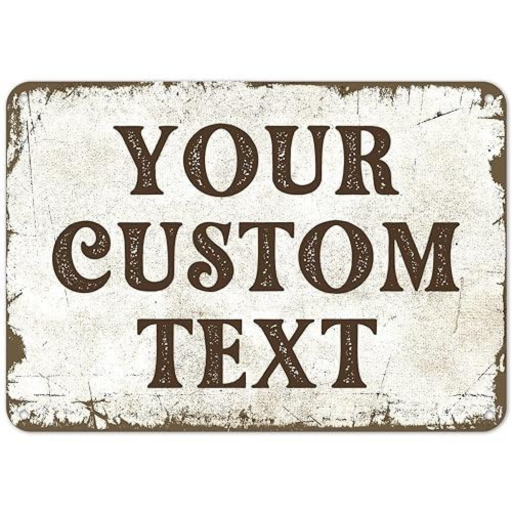 Sigo Signs Rustic Custom Sign Personalized Metal Signs Christmas Gift For Him Men Dad Man Cave Indoor And Outdoor Use 10X7