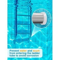 Pool Ladder Bumpers For Inground Pool 4Packs Inside Plug Caps Fit 19 Standard Steps Tubing Rubber Foot Cover Protect Swimm