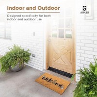 Bee 29X17 Coir Doormats For Outdoor Entrance Outdoor Welcome Mat For Entryway Porch Antislip Pvc Coconut Fiber Su