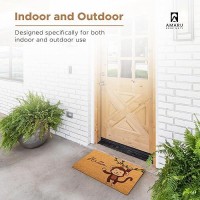 Monkey 29X17 Coir Doormats For Outdoor Entrance Outdoor Welcome Mat For Entryway Porch Antislip Pvc Coconut Fiber