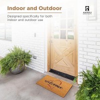 Welcome Heart 29X17 Coir Doormats For Outdoor Entrance Outdoor Welcome Mat For Entryway Porch Antislip Pvc Coconu