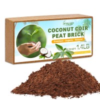 Legigo Pack Of 1 Organic Coco Coir Bricks 100 Natural Compressed Coco Peat Brick Coconut Fiber Substrate With Low Ec Ph Balan