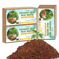 Legigo Pack Of 3 Organic Coco Coir Bricks 100 Natural Compressed Coco Peat Brick Coconut Fiber Substrate With Low Ec Ph Balan