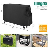 Jungda Outdoor Prep Cart Cover For Expert Grill Superior Preparation Cart Waterproof Heavy Duty Patio Table Cover Grill Cart Cov