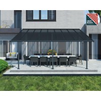 Palram Canopia Sierra 10 X 18 Patio Cover Graybronze