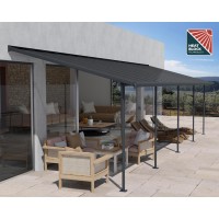 Palram Canopia Sierra 10 X 20 Patio Cover Graybronze