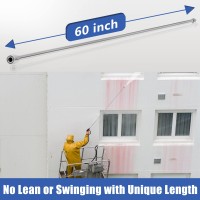 Ridge Washer Pressure Washer Wand Extension 180 Inch Replacement Pressure Washer Lance Stainless Steel Power Washer Extender W