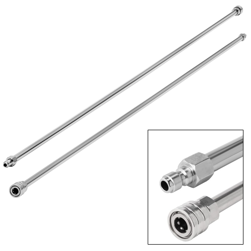 Ridge Washer Pressure Washer Wand Extension 120 Inch Replacement Pressure Washer Lance Stainless Steel Power Washer Extender W