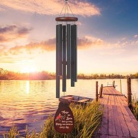 Cardinal Standing On Mistletoe Memorial Wind Chimes For Outside Sympathy Wind Chimes For Loss Of Loved One Mother Father Cardinal Gifts & Sympathy Gift For Bereavement Condolence Funeral